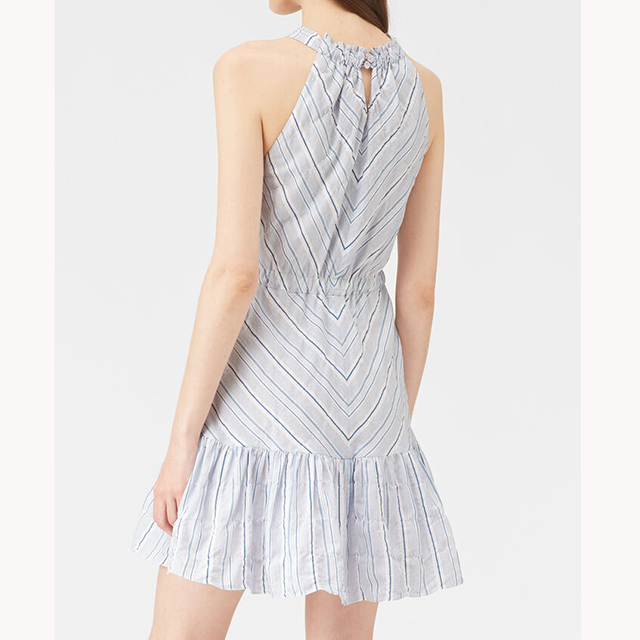 Rebecca Taylor Striped Dress Back - Clique Boutique